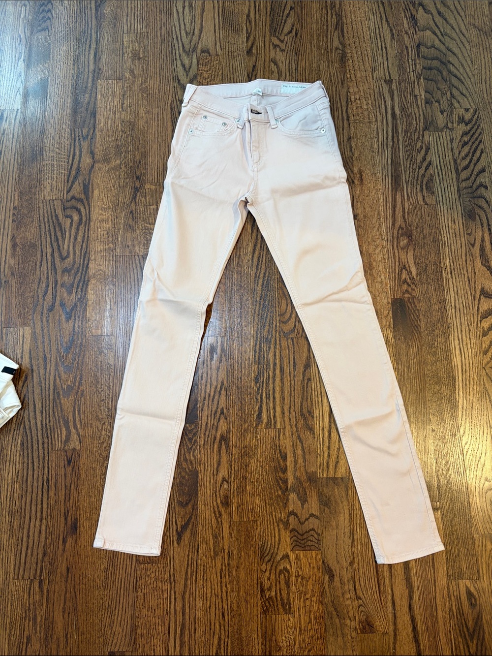 rag & bone Pale Pink Skinny Jeans